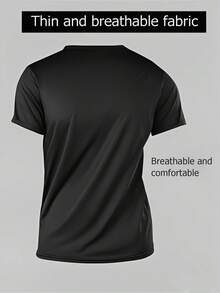 Camiseta de hombre, estilo moderno, letras 'DEFTONES' y gráfico de gato negro, diseño único, 180 g 100% algodón, corte holgado, mangas cortas. - Negro - Ver 5