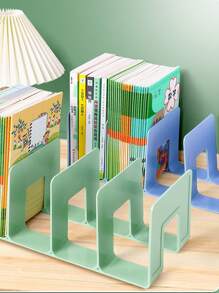 1Pair Metal Bookends, Tree Of Life Desktop Metal Book Ends, Book Storage Rack, Minimalist Desktop Book Holder, Student Combo Desk Organizer Rack, Multifunctional Desktop Decoration Stand For Office Best Gifts Birthday, Office Desktop Home Bookend Gift For Book Loves Office Desktop Iron Book Rack, Book Stand, Reading Stand,