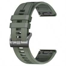 20 毫米 22 毫米 26 毫米快速贴合柔软硅胶表带兼容 Garmin Tactix 8 47/51 毫米/Fenix 8 47/51/43 毫米/Descent G2/Descent Mk3/Mk3i 43 毫米 51 毫米/Enduro 3/2/Fenix 7/7X/7S/6S/6/6X Pro/5S/5/5X Plus，适用于 Epix Pro 51MM 的运动硅胶表带，易于佩戴 - A - 查看 35
