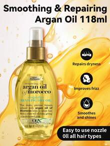 1瓶（118毫升）OGX滋养修护渗透油，强健受损发根，适用于染烫受损发质