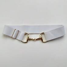 1 件可调节弹性腰带金属扣时尚服饰配饰女式腰带 2024 夏季、秋季、万圣节 - 彩色 - 查看 47