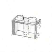 40PCS Thick 1x2 Dots Bricks DIY Building Blocks Figures Educational Creative Size Compatible With 3004 ABS Toys For Children