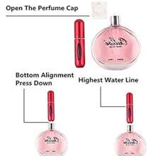 5ml Refillable Travel Perfume Atomizer Spray Bottle, Portable Bottom Filling Perfume Bottle - Bright pink - View 2