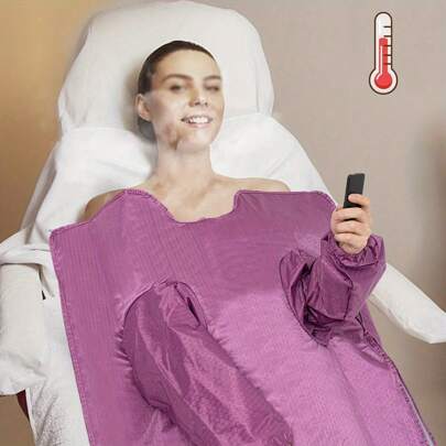 kangten Portable 35-80°C Sauna Blanket Infrared Sauna Blanket Sauna Blanket W/ Sleeves UK