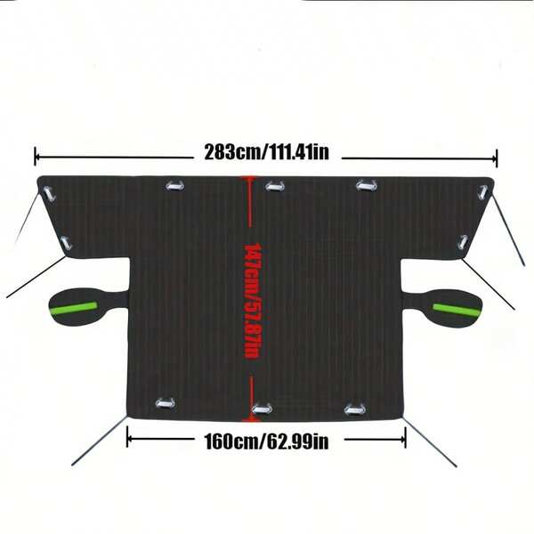 10pcs Magnet + 6pcs Elastic Straps Car Windshield Snow Cover, Perfect Fit For Car Surface, Enlarged Winter Sunshade Protector Against Frost