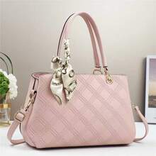 Women Top Handle Bags - 粉紅色 - 查看 4