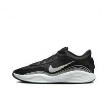 Nike GT Hustle Academy Comfortable Minimalist Non-Slip Durable Low-Top Basketball Shoes, Unisex Black & White