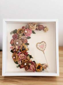 1pc Hollow Dried Flower Decoration Frame, DIY Handmade Display, 3D Photo Frame, Suitable For Holiday And Anniversary - Multicolor - View 19