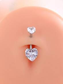 10pcs Stainless Steel Short Belly Button Rings, Suitable For Women's Daily Wear, Music Festivals