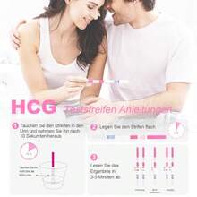 20x Pcy Test Strs Kit Wit Urine Cups CG Test Strs Early Detection Ome Rapid Precy Tes Kit 10mIU ML - As Pic - View 6