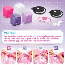 DIY Animal Decompression Craft Toy Dolls Stuffed Toys For Kids - Pink - View 3