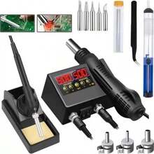 Estación De Cautín Tipo Lápiz Pistola De Calor 2 En 1 600w - Tipo de Enchufe B USA (110-127V) - Ver 1