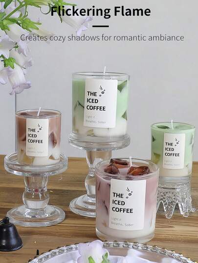 This Exquisite Jelly Candle In The Shape Of A Matcha Coffee Cup Will Add A Warm And Romantic Atmosphere To Your Home! It Is Also An Excellent Gift Choice, Especially Suitable For Autumn-Themed Candles In A Jar. Applicable For Various Occasions: Christmas, Birthday, Mother's Day, Father's Day, Anniversary, Thanksgiving, And Valentine's Day.