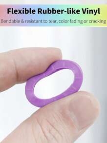 XIANG YU 硅胶弹性键帽盖，灵活按键盖，钥匙识别标签盖，方便识别门钥匙扣汽车配件可爱哥特 Y2k