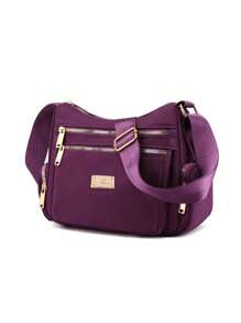 Ladies' Cross-Body Bag - A Stylish And Fashionable Multi-Layered Casual Women's Bag With A Single Shoulder Strap.