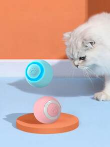 Gravity Automatic Rolling Ball, Smart Electric Pet Toy, USB Rechargeable, Interactive Cat Toy. Available In Multiple Colors. Suitable For Kittens, Helps Cats Release Stress & Boredom Through Moving Hunting Experience