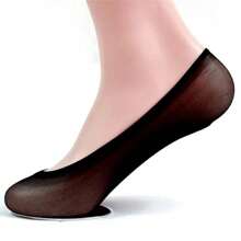 20/10/5/3/1 Pairs Women's Low-Cut Invisible Socks, Men's High Elastic Socks, Ultra-Thin Semi-Transparent Soft Elastic Comfortable Breathable Socks, Suitable For Daily Wear For Men And Women, Simple Comfortable Neutral Mid-Calf Socks, Women And Men's Socks, Fashion Specialty Boat Socks Invisible Socks Very Thin Disposable Daily Candy Color Stockings - Multicolor - View 16