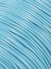 10 米/393.7 英寸多色蜡线，橡胶吊坠绳，皮绳，用于项链、手链和编织绳