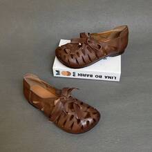 Women Heeled Sandals - 棕色 - 查看 5