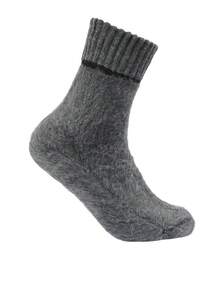 3 đôi tất cổ cao bằng vải nỉ dày dặn dành cho nữ, tất lông ấm áp và bền cho mùa thu/đông, tất giữ nhiệt mềm mại và thoải mái khi đi sàn, tất ngủ - Nhiều màu - Xem 6