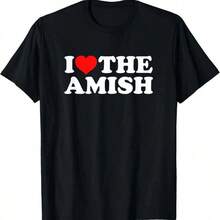 I Love Amish-Shirt - 黑色 - 查看 6