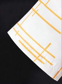 Boys' & Toddler Boys' Casual Abstract Line Art Pocket Decor White Short Sleeve Polo Shirt, Suitable For Formal Events Like School, Party, Pageant - White - View 8