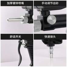 Lightweight Aluminum Alloy Pneumatic Sandblasting Gun, Fine Sand Beam Instantly Removes Rust And Old Paint; Pistol Grip, Fits Well, No Acid After Long-Term Spraying; Quick-Release Sand Tank, One-Handed Cleaning Without Dirtying Your Hands; The Whole Machine Weighs Less Than A Bottle Of Mineral Water, Carry It With You, And The Car Door Frame Will Be Refurbished Immediately - Red - View 6