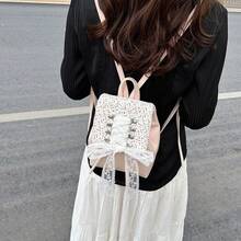 Women Fashion Backpacks - 粉色 - 查看 7