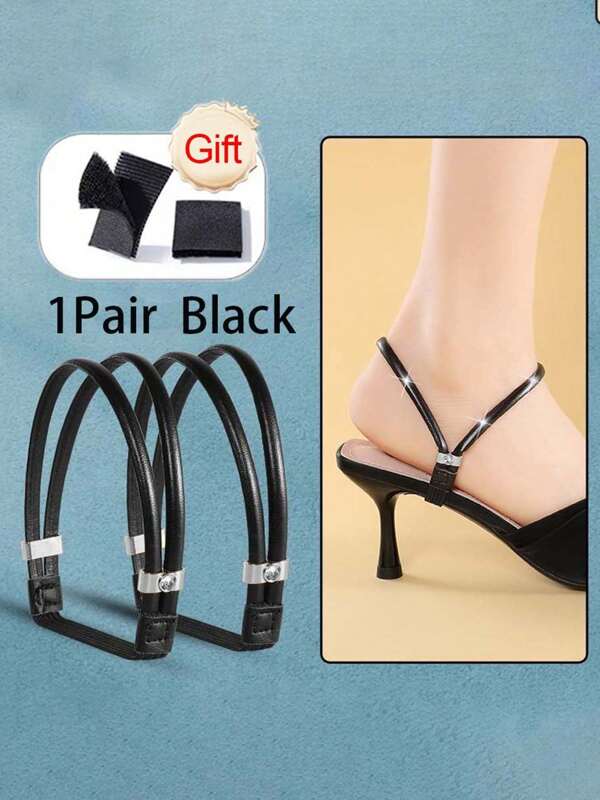 1 par de correas antitalón, correas sin necesidad de instalación para zapatos sin cordones, sandalias y tacones altos que evitan que se deslicen los talones