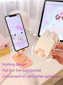 SHElN 1pc Phone Holder, 360 ° Rotation, Lazy Stand, Adjustable To The Appropriate Curvature To Support The Phone, Suitable For Bedside And Desktop Use. Suitable For Mobile Phones Weighing Less Than Or Equal To 200g