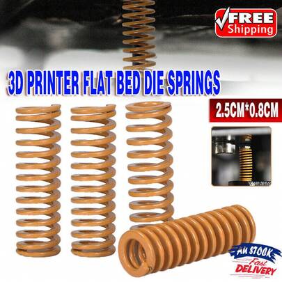 Aimall 4PCS 3D Printer Flat Bed Die Springs Level Upgrade Kit Ender 3 Pro V2 CR-10 CR-X