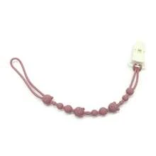 〈4PCS〉Bear Pacifier Clip! Silicone Teether Strap + Strong Clip, One-Piece Design For Stroller/Crib, Baby Travel Essentials (1/4PCS Options)