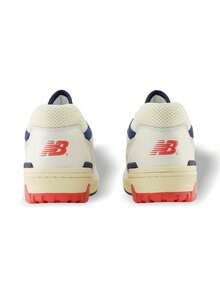 New Balance 550 男士运动鞋，运动风格低帮仿麂皮鞋面，经久耐穿，适合球场和日常穿着 BB550CPB - 白色/藍色/紅色 - 查看 6