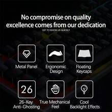 HP Bộ bàn phím và chuột chơi game KM300F Bàn phím cảm ứng cơ Chuột Có thể điều chỉnh 1000DPI Đồng bộ hóa đèn nền đầy màu sắc Cắm và chạy Lựa chọn hàng đầu cho người mới bắt đầu chơi thể thao điện tử - màu đen - Xem 6