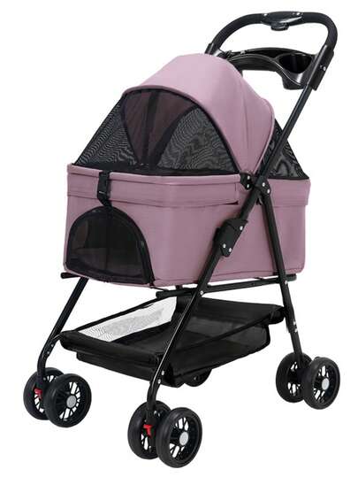 Wózek dla psa i kota, wózek dla małego psa, lekki i składany