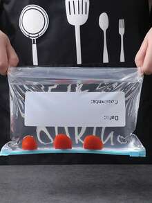 4pcs/5pcs/16pcs/20pcs EVA Food Preservation Bags, Refrigerator Food Storage Bags, Fruit & Vegetable Resealable Bags, Reusable