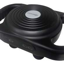 Masajeador de Espalda y Cuello Eléctrico con 6 cabezales shiatsu recargable vía USB Calor y Vibración, Dispositivo de Masaje Terapéutico Multifuncional para Hombros y Piernas Recargable, Masajeador Vibratorio con Calor para Músculos Adoloridos. Ideal  para uso en casa, en la oficina o incluso de viaje - Negro - Ver 7