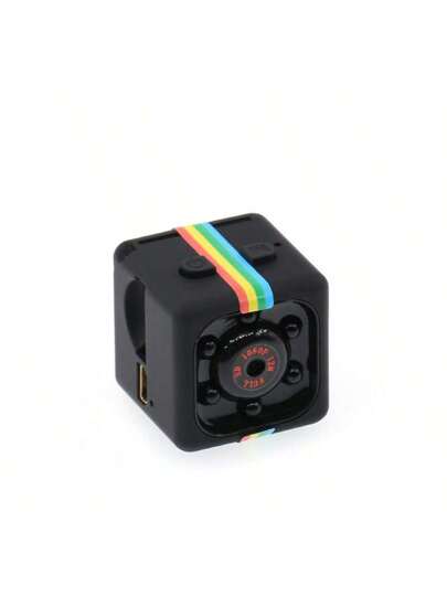 Mini HD Nanny Cam Night Vision, Motion Detection Loop Recording 1080P Full Indoor Security Camera, USB Rechargeable, Display, Wand Mountable Home Surveillance, Portable Surveillance Discreet Camera Circular Lens Cameras view 2