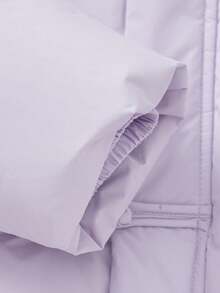 Balabala Boys' & Girls' Chinese-Style Down Jacket Traditional Hooded Winter 2024 Outerwear - Pink Purple - View 10