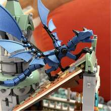 1 件 23.5 厘米 [T13 假人 3D 打印可动龙玩具] 铰接龙模型，高铰接龙玩具 - 青少年和成人的减压玩具，适合万圣节和圣诞节，DIY 组装玩具，易于组装，防破损，附带组装说明，43 个可移动关节，组装模型，优质 PLA 材料，批量出售，减压玩具 - 彩色 - 查看 9