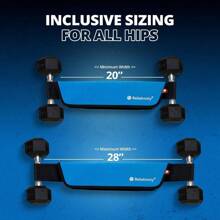 OG Belt   Exercise Hip Thrust Belt U2013 For Dumbbells, Kettlebells, And Plates U2013 SlipResistant Padding For Hip Protection U2013 Perfect For Gym, Home, And  Workouts - Blue - View 5