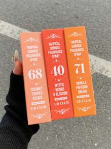 UD CLUB 1pc Brazilian Collection Spray Mist With Gift Box, Limit Edition Aromatherapy Indoor, Outdoor Air Freshener Fragrance Multi-Layered Heightened State Of Bliss Spray With Long Lasting Natural Fresh Charming Essentials, Releasing Elegant Janeiro Vanilla Coconut Floral Fruity Citrus Wood Aquatic Ocean Sea Scent For Dating, Party, Gathering, Traveling, Holiday, Home, Hotel, Office, Ideal Gift For Family, Relatives And Friends