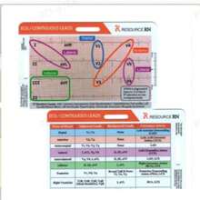 1pc ECG Self-Measurement Ruler Pocket Card, 4 Styles, Simple & Practical Pocket Card For Multiple Groups