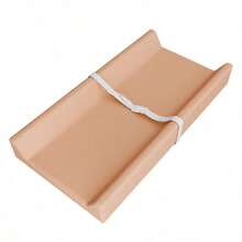 1pc PU Leather Waterproof Infant Changing Pad, Baby Massage And Touch Mat
