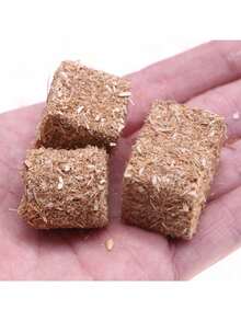 2 Peças/Conjunto Mini Fardo de Palha Acessórios para Casas de Bonecas, Decoração Realista de Cenário de Celeiro e Terra do Campo para Modelo em Miniatura de Bonecas Articuladas (BJD) - Multicolorido - Visão 7