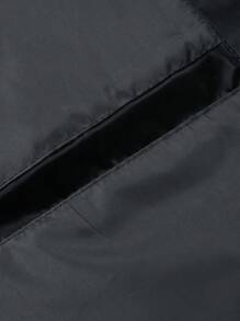 Cappotto imbottito da uomo con cappuccio, cappotto imbottito lucido, abbigliamento esterno stile vintage americano, alta strada, polsini con chiusura lampo, antivento, nuovo cappotto imbottito autunno/inverno