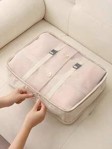 9 Peças Conjunto de Organizadores de Viagem, Bolsas de Armazenamento com Zíper de Grande Capacidade para Roupas, Sapatos, Cosméticos, Cubos de Embalagem de Bagagem Portáteis, Bolsa de Viagem Dobrável, Bolsa de Academia, Bolsa de Roupas Sujas