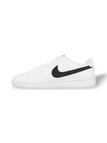 Nike Court Royale 2 经典白色运动鞋，舒适织物鞋垫，耐磨橡胶鞋底 DH3160-101 - 白色 - 查看 1