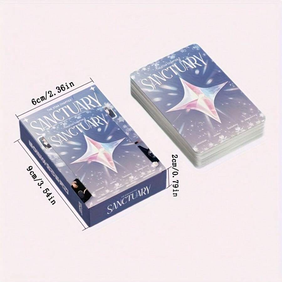 55pcs K-Pop Idol Photo Cards, TXT Themed Merchandise, Starry Chapter Theme, Suitable For Fan Birthday Gifts/Cheering Banners/Concert Exchanges, Collection And Display