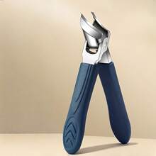 Comfortable Stainless Steel Nail Clipper With Armored Groove And Hooked Beak Design - Wide Opening Angled Head For Easy Grip, Convenient For Home Use, High-Texture Handle, No Power Needed, Nail Clippers, Modern Nail Clipper, Durable Nail Clipper